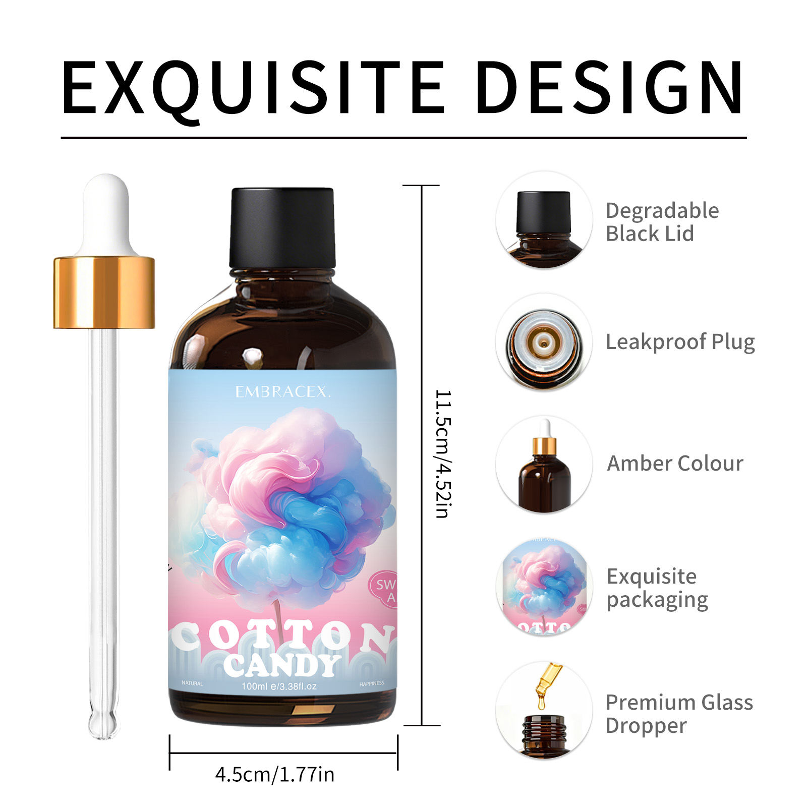 100ml Cotton Candy Essential O - огляд і ціна Candle Making Scents