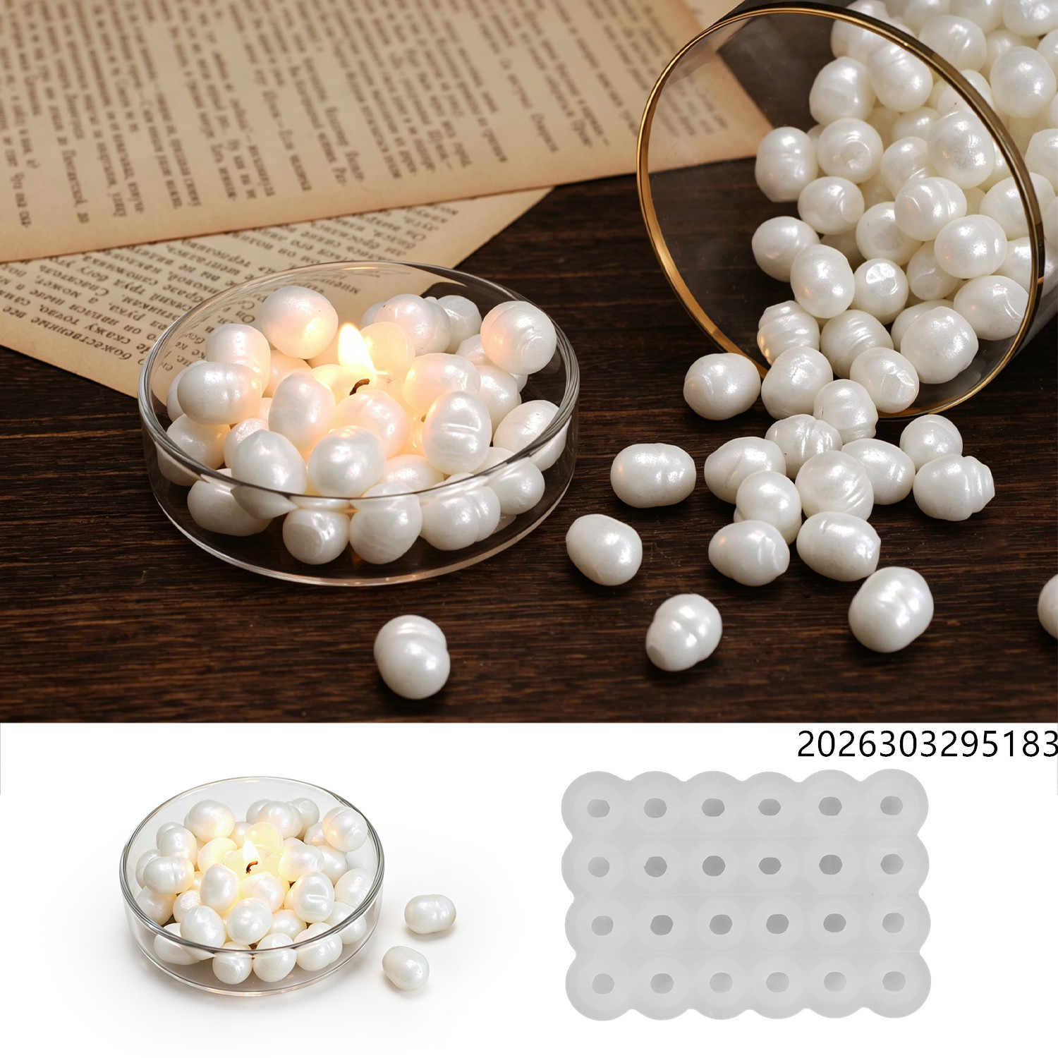 Healing Ocean Pearl Mirror Wax - огляд і ціна Candle Making Scents