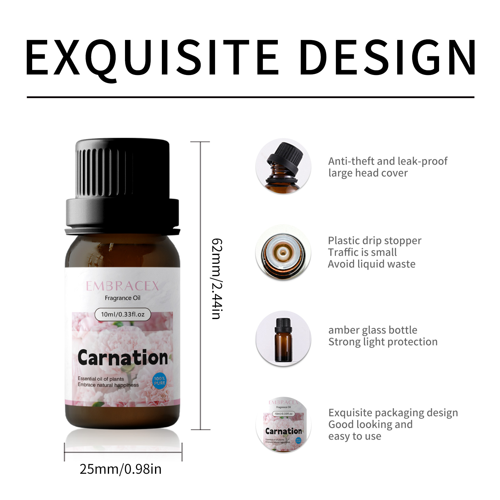 10ml Carnation Essential Oil F - огляд і ціна Candle Making Scents