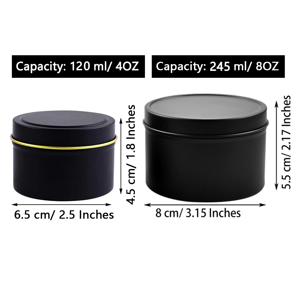 4oz/ 8oz Candle tins with lids - огляд і ціна Candle Making Temperature