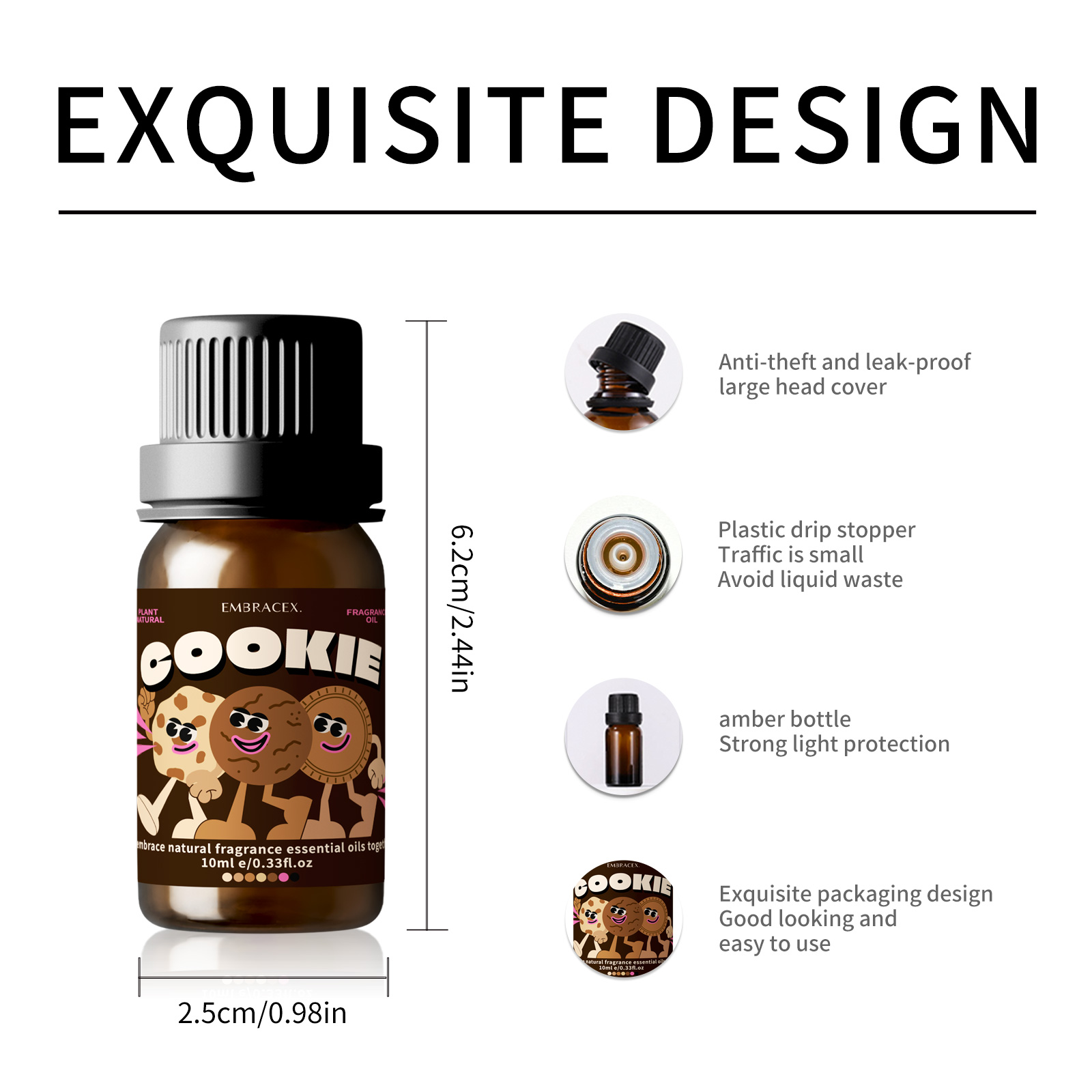 10ml Cookie Fragrance Essentia - огляд і ціна Candle Making Essential Oil