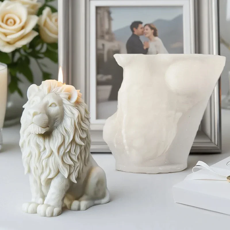 3d lion relief candle mold - f - огляд і ціна Candle Making Temperature