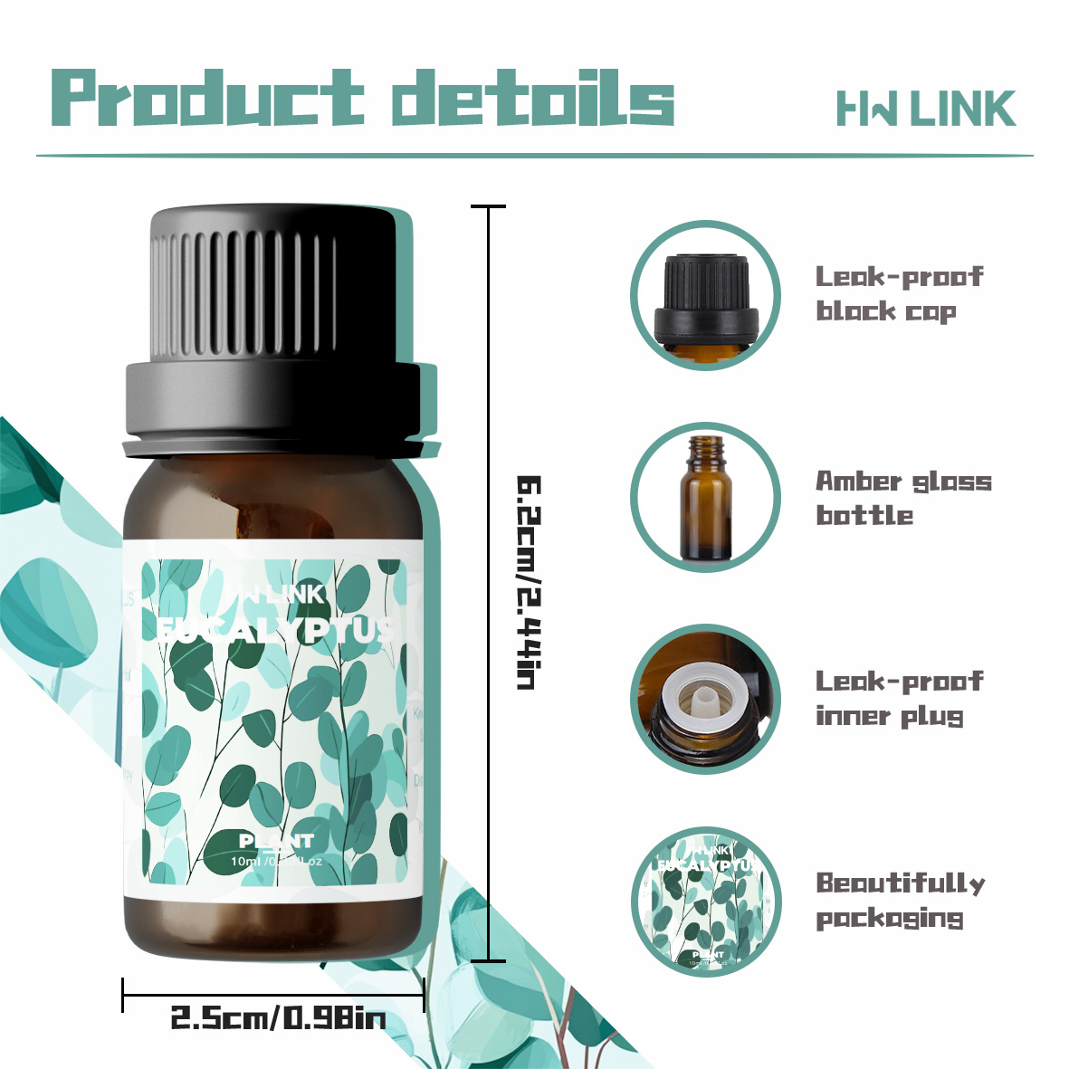 Eucalyptus Essential Oils 10ml - огляд і ціна Candle Making Essential Oil